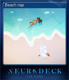 Series 1 - Card 1 of 8 - Beach nap