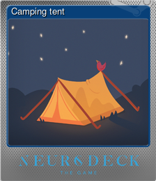 Series 1 - Card 2 of 8 - Camping tent
