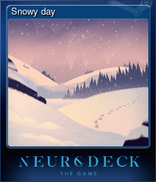 Series 1 - Card 5 of 8 - Snowy day
