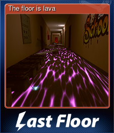 Series 1 - Card 3 of 9 - The floor is lava