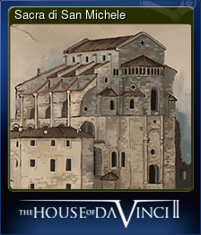 Series 1 - Card 4 of 6 - Sacra di San Michele