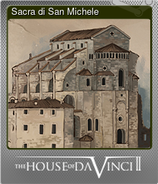 Series 1 - Card 4 of 6 - Sacra di San Michele