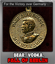 Series 1 - Card 6 of 8 - For the Victory over Germany