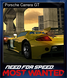Series 1 - Card 1 of 5 - Porsche Carrera GT