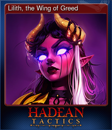 Series 1 - Card 2 of 10 - Lilith, the Wing of Greed