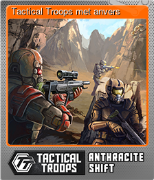Series 1 - Card 12 of 13 - Tactical Troops met anvers