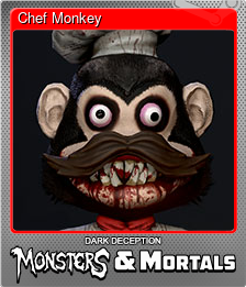 Series 1 - Card 1 of 8 - Chef Monkey