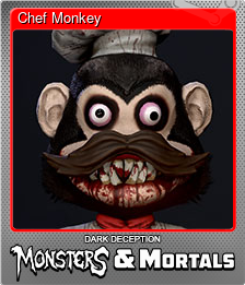 Series 1 - Card 1 of 8 - Chef Monkey