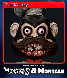 Series 1 - Card 1 of 8 - Chef Monkey