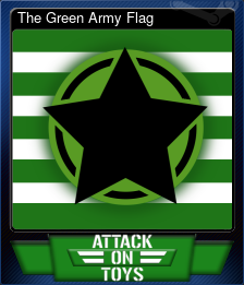 Series 1 - Card 6 of 7 - The Green Army Flag