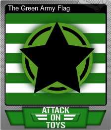 Series 1 - Card 6 of 7 - The Green Army Flag