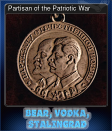 Series 1 - Card 7 of 9 - Partisan of the Patriotic War
