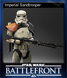 Series 1 - Card 7 of 14 - Imperial Sandtrooper