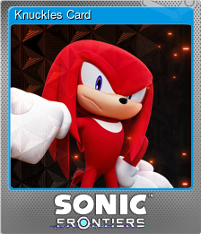 Series 1 - Card 3 of 9 - Knuckles Card