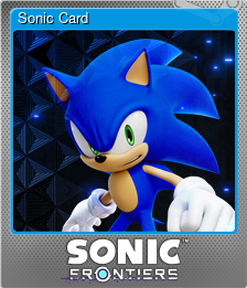 Series 1 - Card 1 of 9 - Sonic Card
