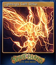 Series 1 - Card 3 of 10 - Lightning's Swift Strike