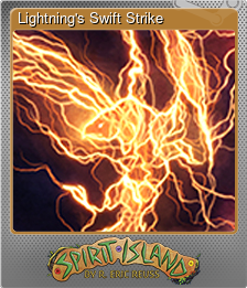 Series 1 - Card 3 of 10 - Lightning's Swift Strike