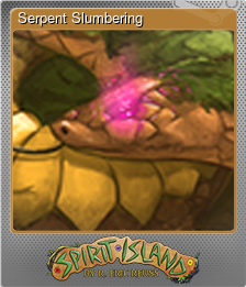 Series 1 - Card 6 of 10 - Serpent Slumbering