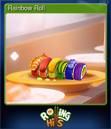 Series 1 - Card 2 of 9 - Rainbow Roll