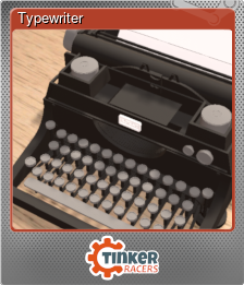 Series 1 - Card 4 of 5 - Typewriter