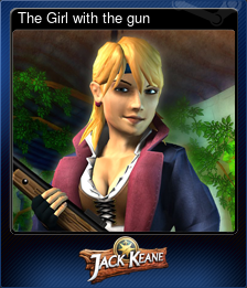 Series 1 - Card 1 of 5 - The Girl with the gun