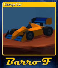 Series 1 - Card 3 of 11 - Orange Car