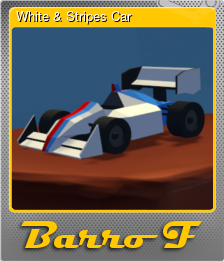 Series 1 - Card 6 of 11 - White & Stripes Car