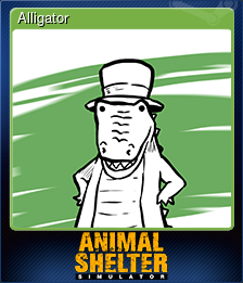 Series 1 - Card 3 of 7 - Alligator