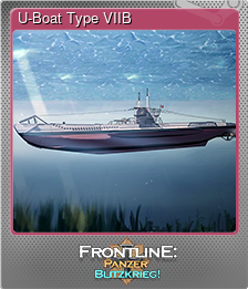 Series 1 - Card 3 of 14 - U-Boat Type VIIB