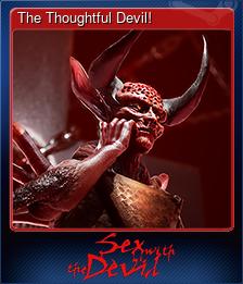 Series 1 - Card 5 of 5 - The Thoughtful Devil!