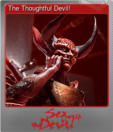 Series 1 - Card 5 of 5 - The Thoughtful Devil!