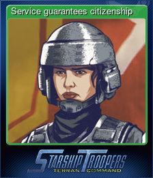 Series 1 - Card 3 of 6 - Service guarantees citizenship