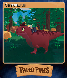 Series 1 - Card 1 of 10 - Carnotaurus