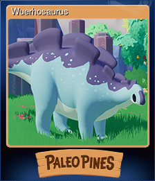 Series 1 - Card 9 of 10 - Wuerhosaurus