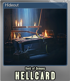 Series 1 - Card 7 of 9 - Hideout