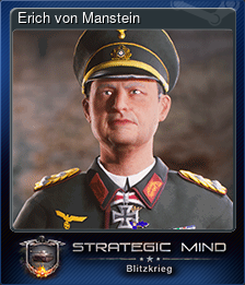 Series 1 - Card 4 of 6 - Erich von Manstein