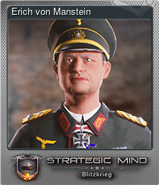 Series 1 - Card 4 of 6 - Erich von Manstein