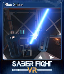 Series 1 - Card 1 of 6 - Blue Saber