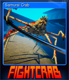 Series 1 - Card 5 of 8 - Samurai Crab