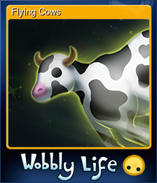 Series 1 - Card 2 of 8 - Flying Cows