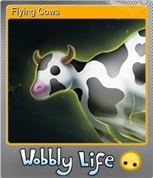 Series 1 - Card 2 of 8 - Flying Cows