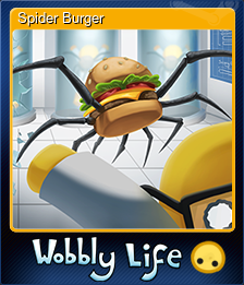 Series 1 - Card 8 of 8 - Spider Burger