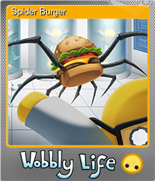 Series 1 - Card 8 of 8 - Spider Burger