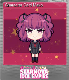 Series 1 - Card 5 of 12 - Character Card Mako