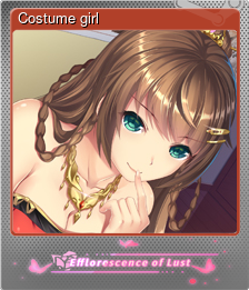 Series 1 - Card 1 of 5 - Costume girl