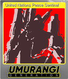 Series 1 - Card 15 of 15 - United Nations Peace Sentinel