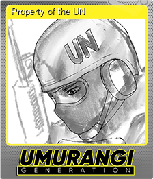 Series 1 - Card 6 of 15 - Property of the UN