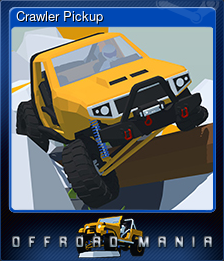 Series 1 - Card 4 of 7 - Crawler Pickup