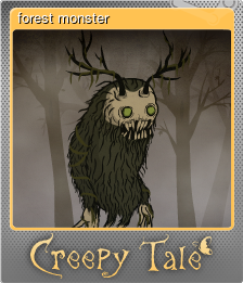 Series 1 - Card 4 of 5 - forest monster