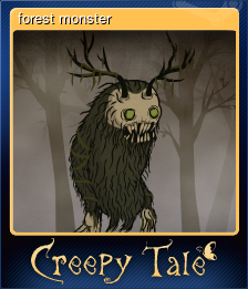Series 1 - Card 4 of 5 - forest monster